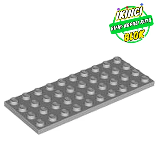 LEGO® Plate 4 x 10 Açık Mavimsi Gri Sıfır