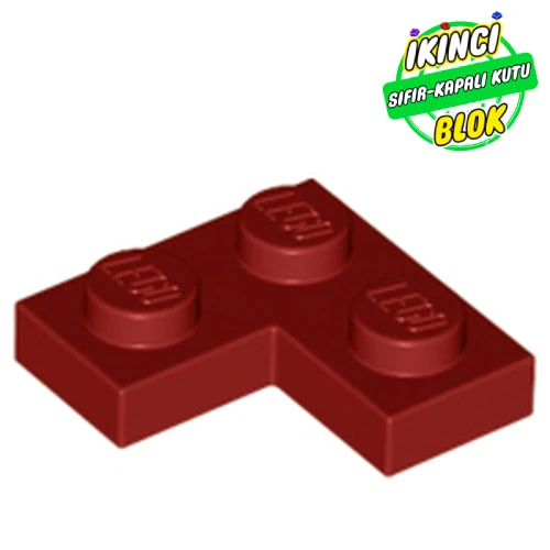 LEGO® Plate 2 x 2 Corner Koyu Kırmızı Sıfır