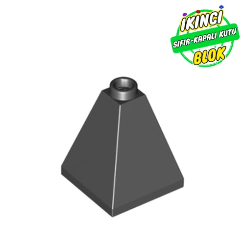 LEGO® Slope 75° 2 x 2 x 2 Quadruple Convex Siyah Sıfır