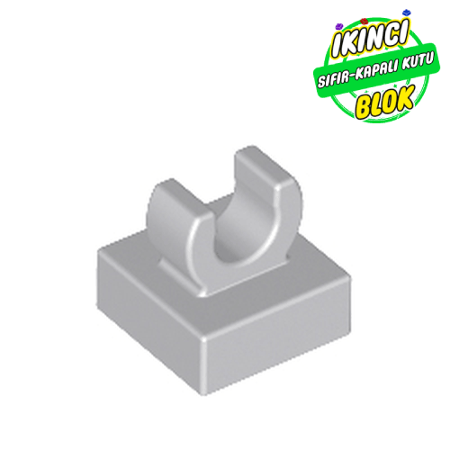 LEGO® 1 x 1 Modifiye Üst Bağlantılı Plaka Açık Mavimsi Gri Sıfır