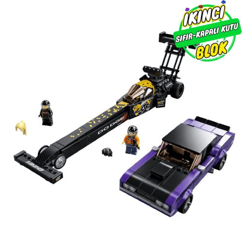 76904 LEGO® Mopar Dodge//SRT Top Fuel Dragster and 1970 Dodge Challenger T/A Sıfır Kapalı Kutu