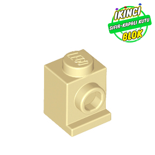 LEGO® 1 x 1 Tek Yon Açık Stud Tuğla Bej Sıfır