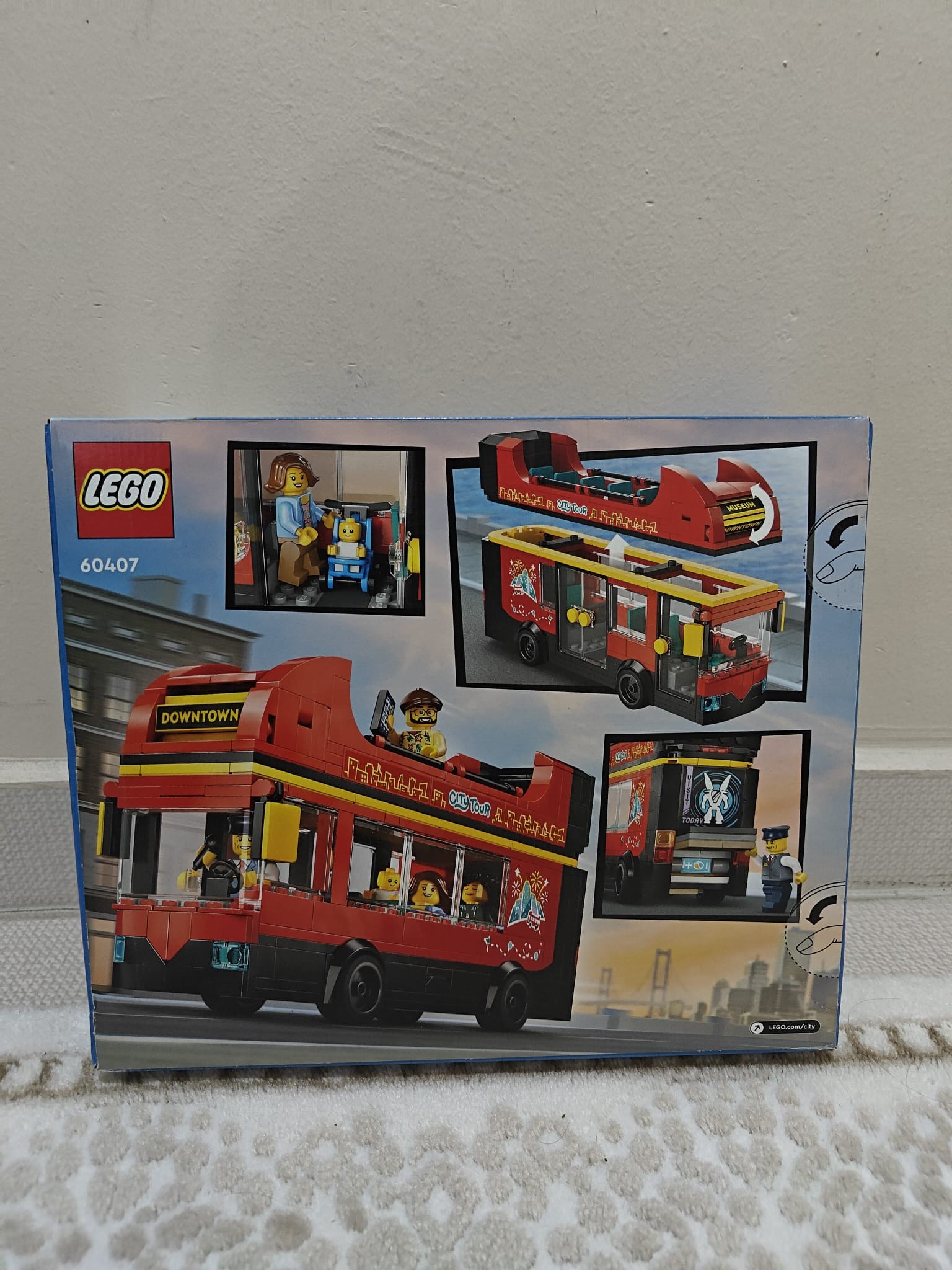 60407 LEGO® Double-Decker Sightseeing Bus Sıfır Kapalı Kutu