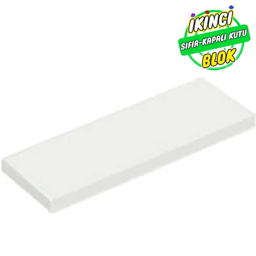 LEGO® Tile 2 x 6 Beyaz Sıfır