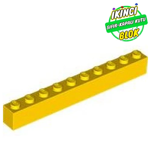 LEGO® Brick 1 x 10 Sarı Sıfır