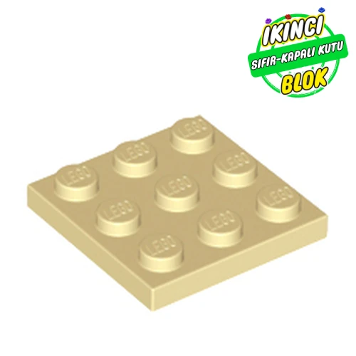 LEGO® Plate 3 x 3 Bej Sıfır