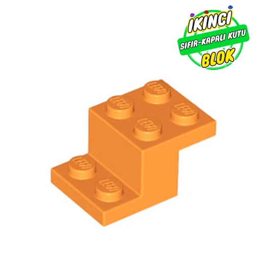 LEGO® 3 x 2 x 1 ve 1/3 Stud tutuculu Braket Turuncu Sıfır