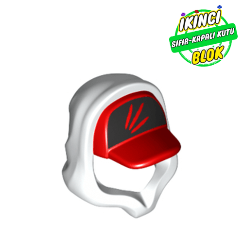 LEGO® Kapüşonlu ve Şapkalı Minifigür Şapkası Beyaz Sıfır