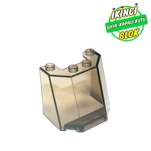 LEGO® Windscreen 3 x 4 x 3 Şeffaf Kahverengi Sıfır
