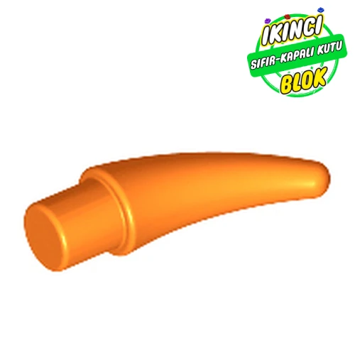 LEGO® Animal Body Part, Barb / Claw / Tooth / Talon / Horn, Small Turuncu Sıfır