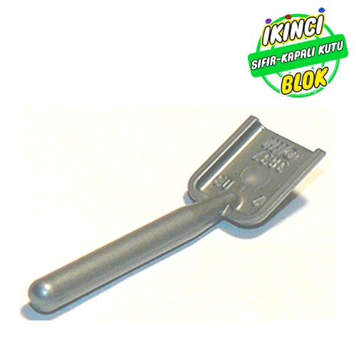 LEGO® Equipment Shovel [Rounded Handle End] Mat Gümüş Sıfır