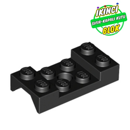 LEGO® 2 x 4 Kemerli Plaka Siyah Sıfır