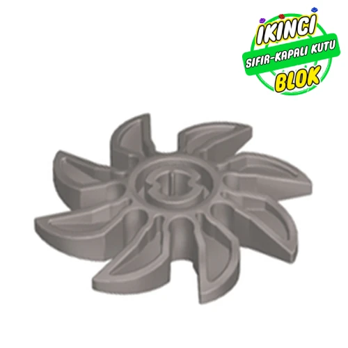 LEGO® Propeller 8 Blade 5 Diameter Mat Gümüş Sıfır