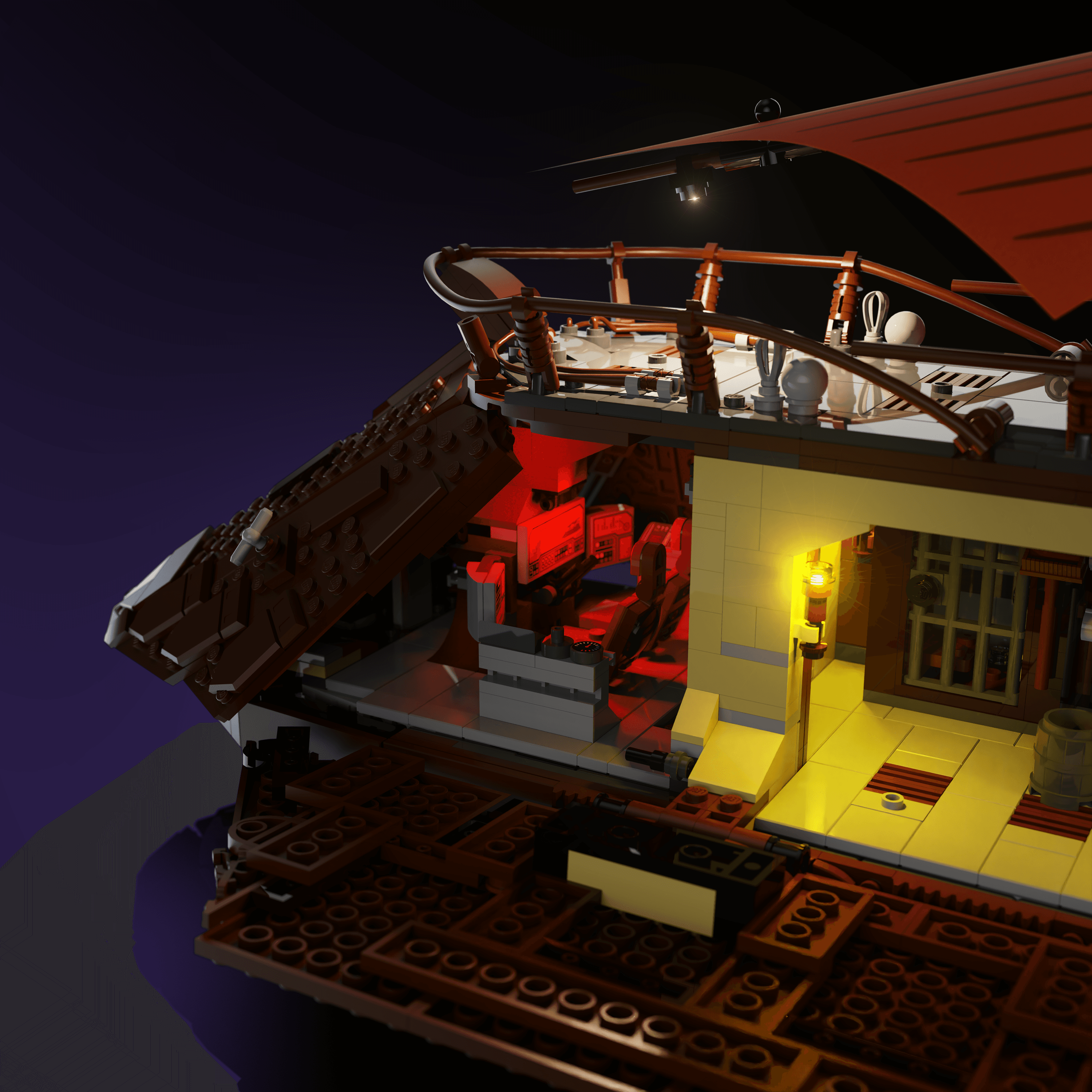 LEGO® 75397 Star Wars Jabba's Sail Barge Işık Kiti