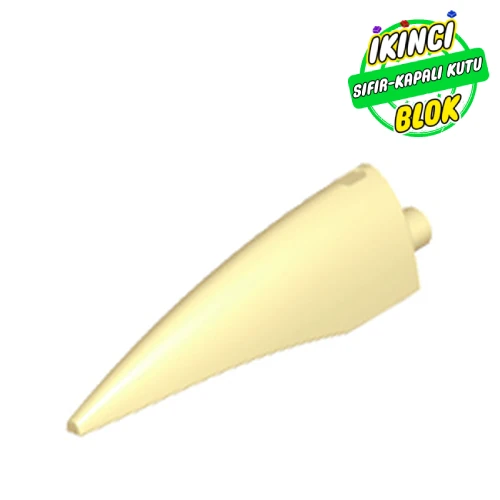 LEGO® Animal Body Part, Barb / Claw / Tooth / Talon / Horn, Large Bej Sıfır