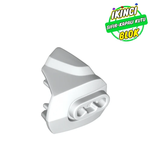 LEGO® Large Figure Limb Cover, Size 3, Armor with Ball Joint Socket Beyaz Sıfır