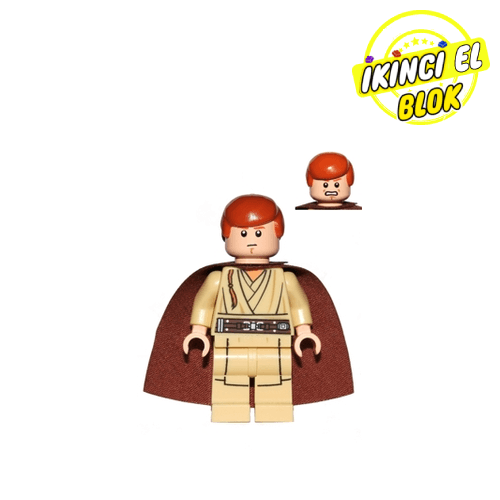 LEGO® Minifigür Obi-Wan Kenobi, Padawan, Printed Legs, Cape İkinci El