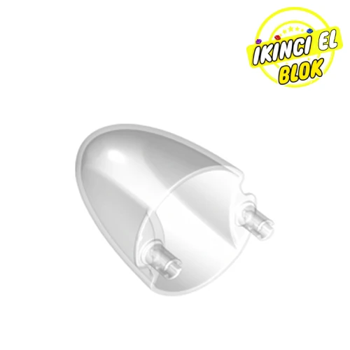 LEGO® Windscreen 4 x 4 x 5 Cone with Pins Şeffaf İkinci El