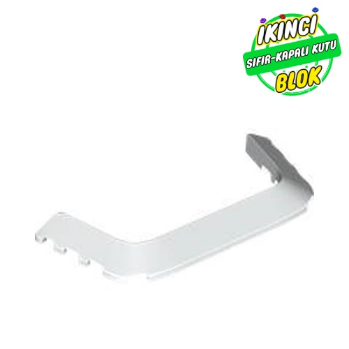 LEGO® Wheel Arch, Mudguard 10 x 4 x 2/3 Beyaz Sıfır