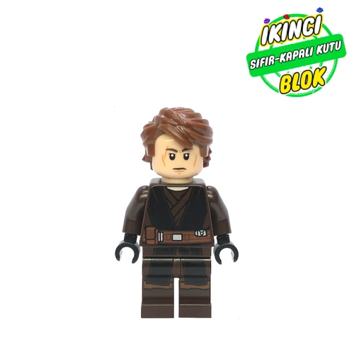 LEGO® Minifigür Anakin Skywalker, Dark Brown Robe Sıfır sw1398
