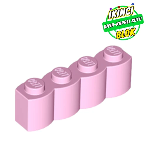 LEGO® Brick Special 1 x 4 Palisade [aka Log] Parlak Pembe Sıfır