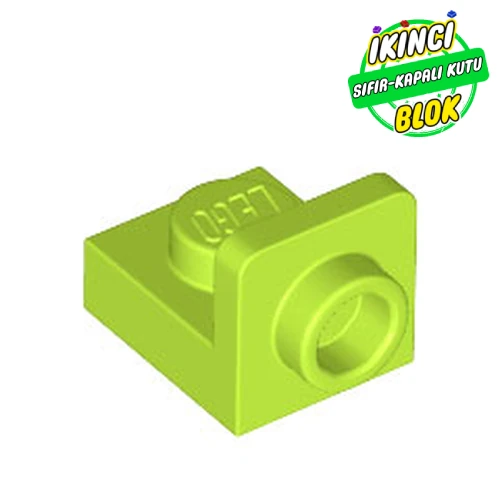 LEGO® Bracket 1 x 1 - 1 x 1 Inverted Limon Yeşili Sıfır
