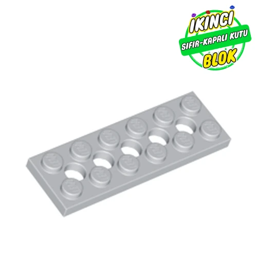 LEGO® Technic Plate 2 x 6 [5 Holes] Açık Mavimsi Gri Sıfır