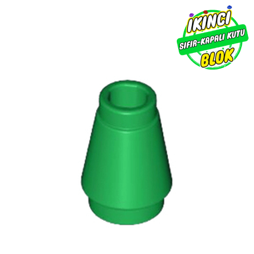 LEGO® 1 x 1 Koni Yeşil Sıfır