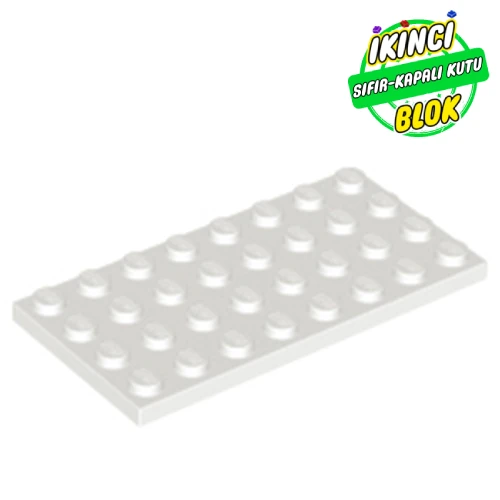 LEGO® 4 x 8 Plaka Beyaz Sıfır