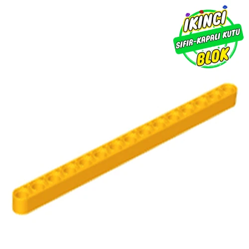 LEGO® 1 x 15 Liftarm Parlak Açık Turuncu Sıfır