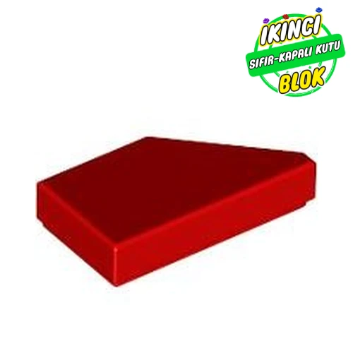 LEGO® 1 x 2 Köşe Düz Plaka Sol Kırmızı Sıfır