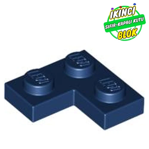 LEGO® Plate 2 x 2 Corner Koyu Mavi Sıfır