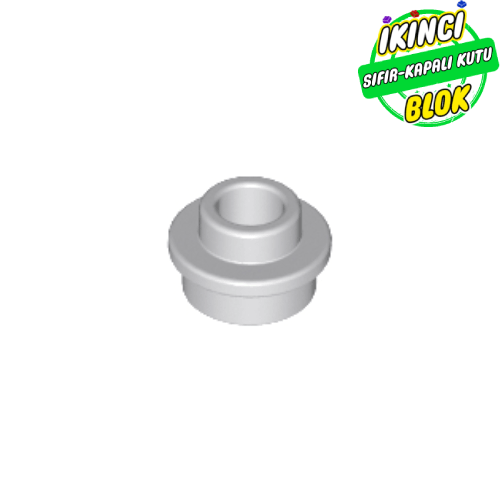 LEGO® 1 x 1 Kavisli Plaka Açık Stud Açık Mavimsi Gri Sıfır