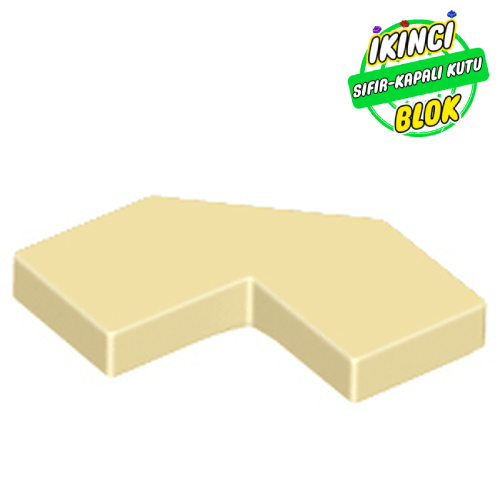 LEGO® 2 x 2 Modifiye Köşe Kesikli Düz Plaka Bej Sıfır