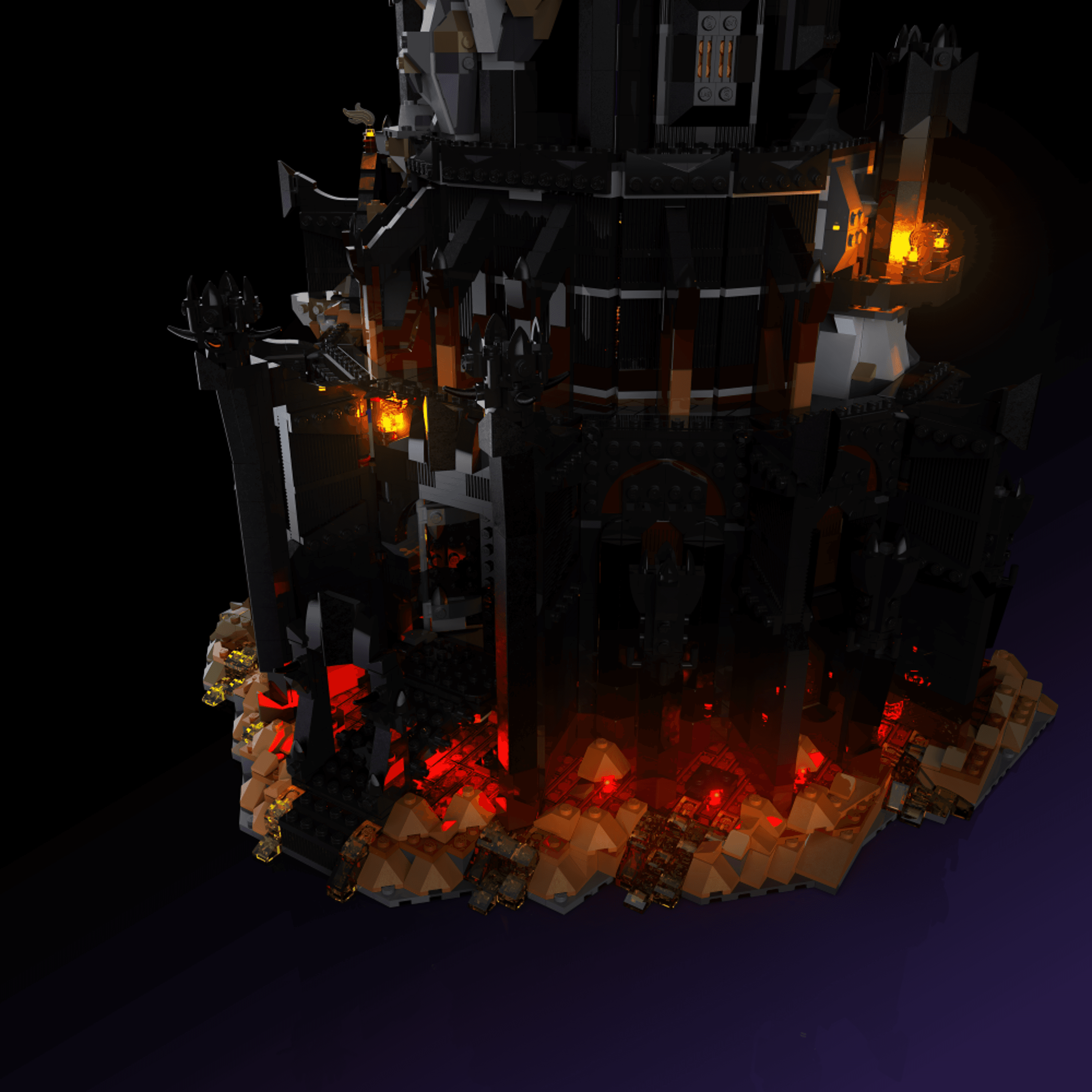 LEGO® 10333 The Lord of the Rings: Barad-dur Işık Kiti