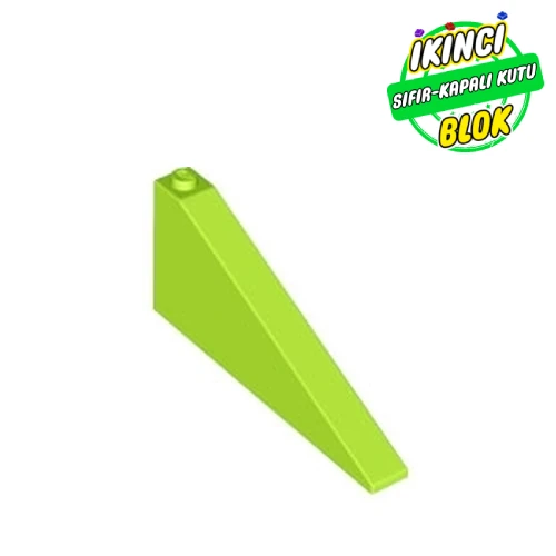 LEGO® Slope 25° 1 x 8 x 3 Limon Yeşili Sıfır