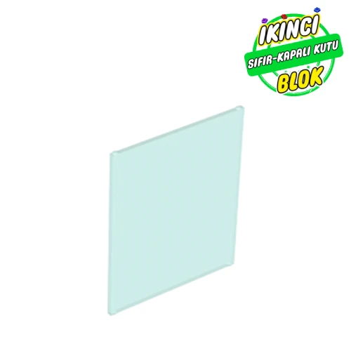 LEGO® Glass for Frame 1 x 6 x 6 ŞEffaf Açık Mavi Sıfır