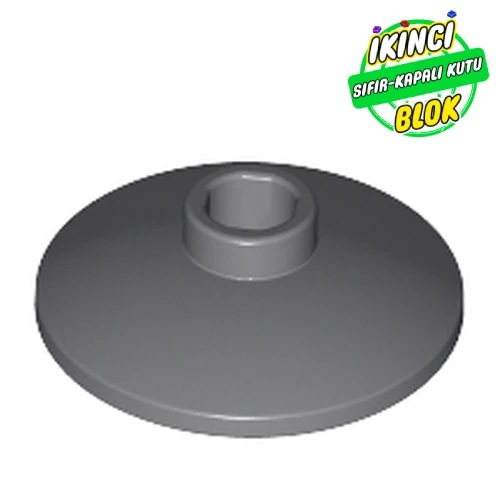 LEGO® Dish 2 x 2 Inverted [Radar] Koyu Mavimsi Gri Sıfır