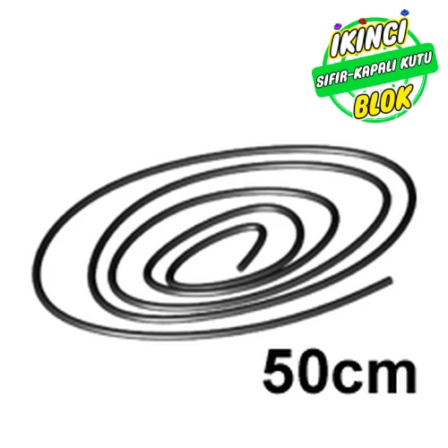 LEGO® String Cord Thin (0.5mm) 50cm Siyah Sıfır