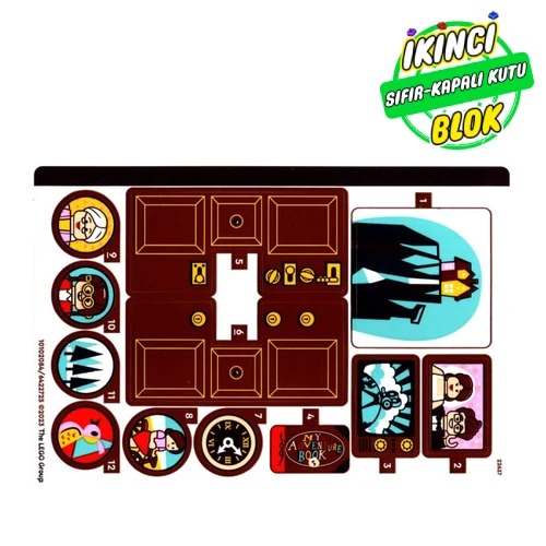 LEGO® Sticker Sheet for Set 43217-1 Renk Yok / Herhangi Bir Renk Sıfır