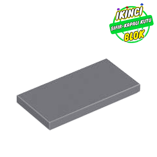 LEGO® 2 x 4 Düz Plaka Koyu Mavimsi Gri Sıfır