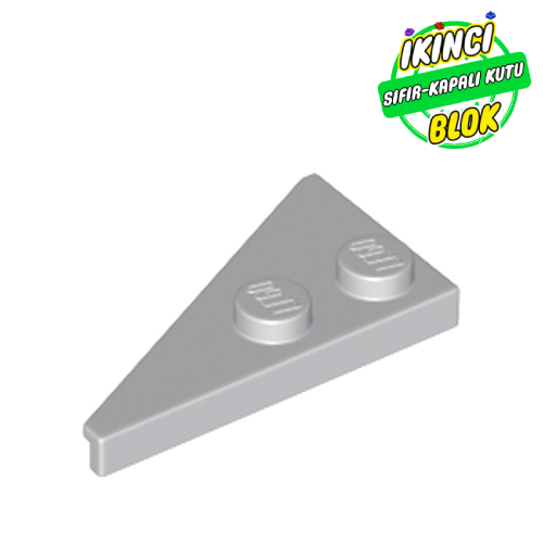 LEGO® 4 x 2 Sağ Köşe Plaka Açık Mavimsi Gri Sıfır