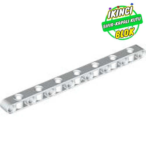 LEGO® 1 x 15 İki Yön Pim Girişli Technic Panel Beyaz Sıfır