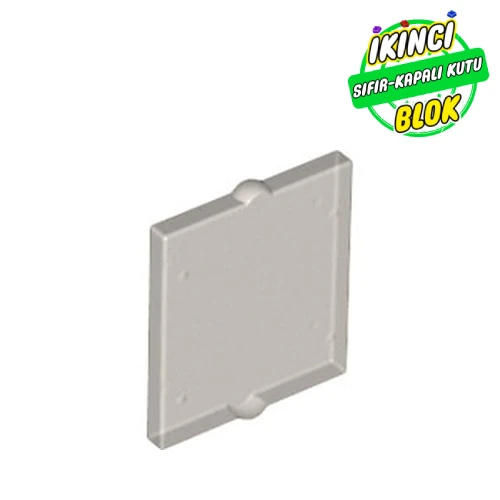 LEGO® Glass for Window 1 x 2 x 2 Flat Şeffaf Kahverengi Sıfır