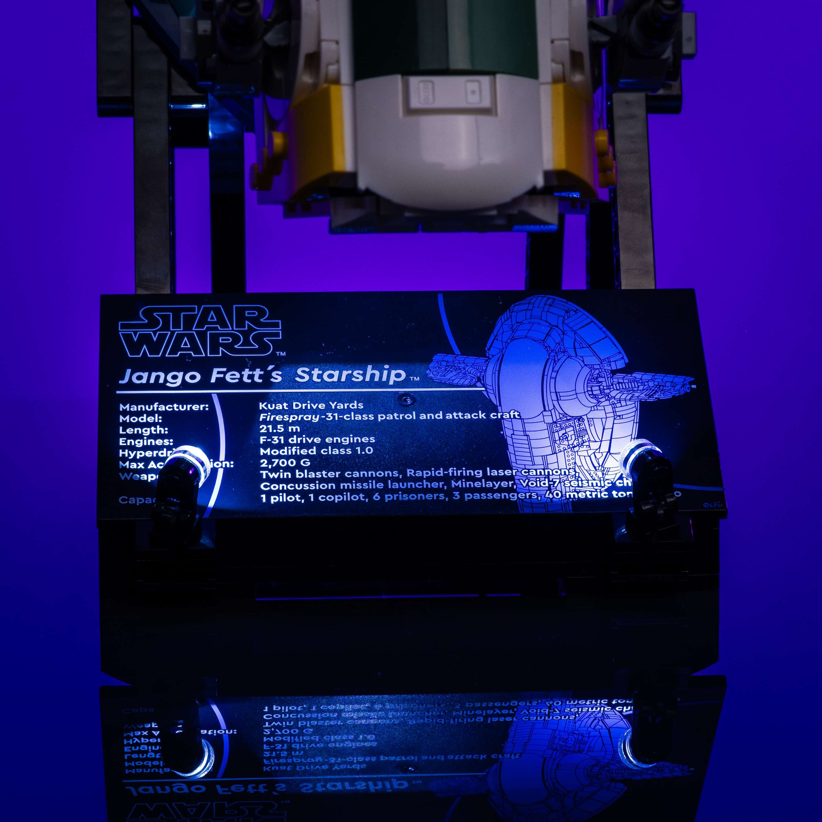 LEGO® 75409 Jango Fett's Firespray-Class Starship - UCS Işık Kiti