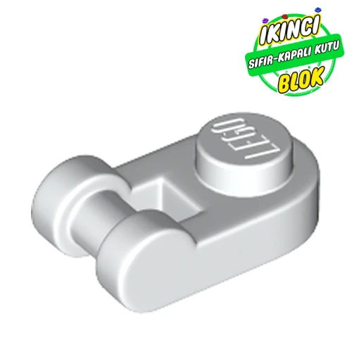 LEGO® Plate Special 1 x 1 Rounded with Handle Beyaz Sıfır