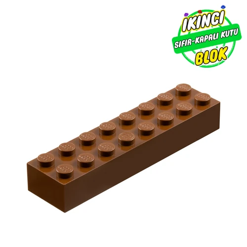 LEGO® 2 x 8 Tuğla Kahverengi Sıfır