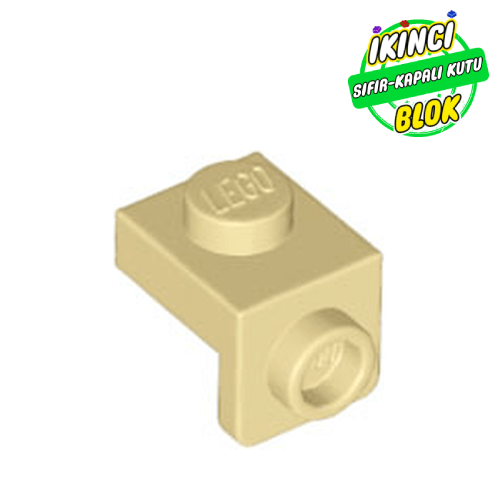 LEGO® 1 x 1 ve 1 x 1 Braket Bej Sıfır