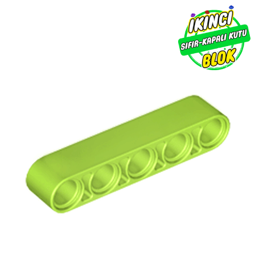 LEGO® 1 x 5 Liftarm Kalın Limon Yeşili Sıfır