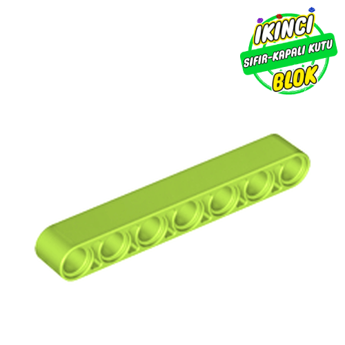 LEGO® 1 x 7 Liftarm Limon Yeşili Sıfır